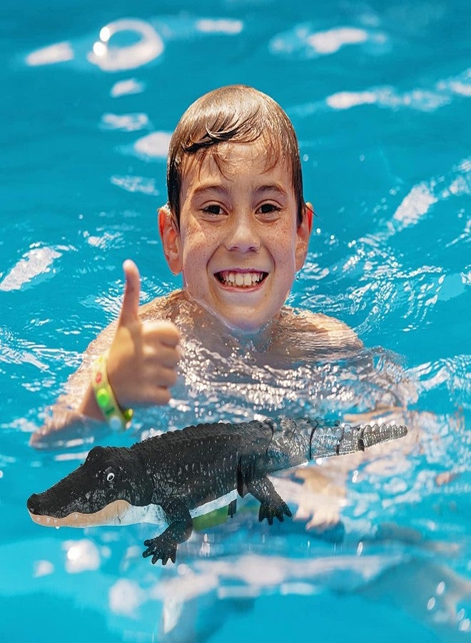VIKINGS 2.4G Remote Control Crocodile Toy Scale High Simulation Crocodile, Crocodile for Swimming Pool Bathroom Great Gift RC Boat Toys for 5+ Year Old Boys and Girls - Image 2